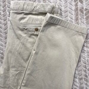 Club Room Mens Khaki Tan Stretch Chino Pants Straight Leg 36W 32L SP22‎ 24311